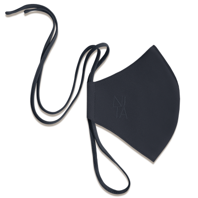 Foundation Face Mask with String Extension in Navy