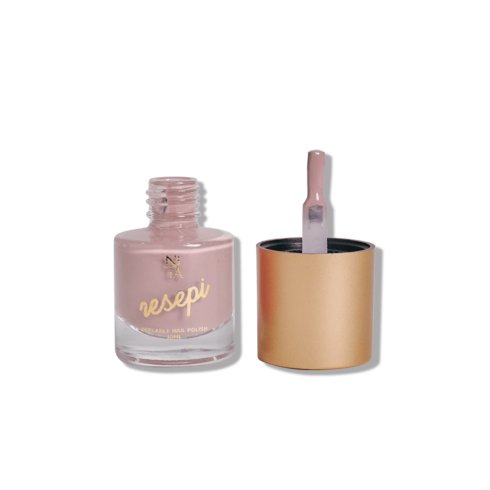 Rock Salt Resepi Peelable Nail Polish