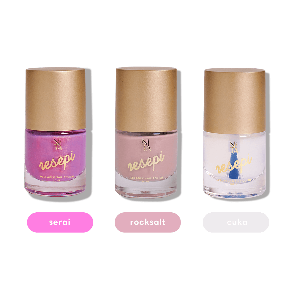 Pasaraya Collection: Resepi Peelable Nail Polish Set in Runcit